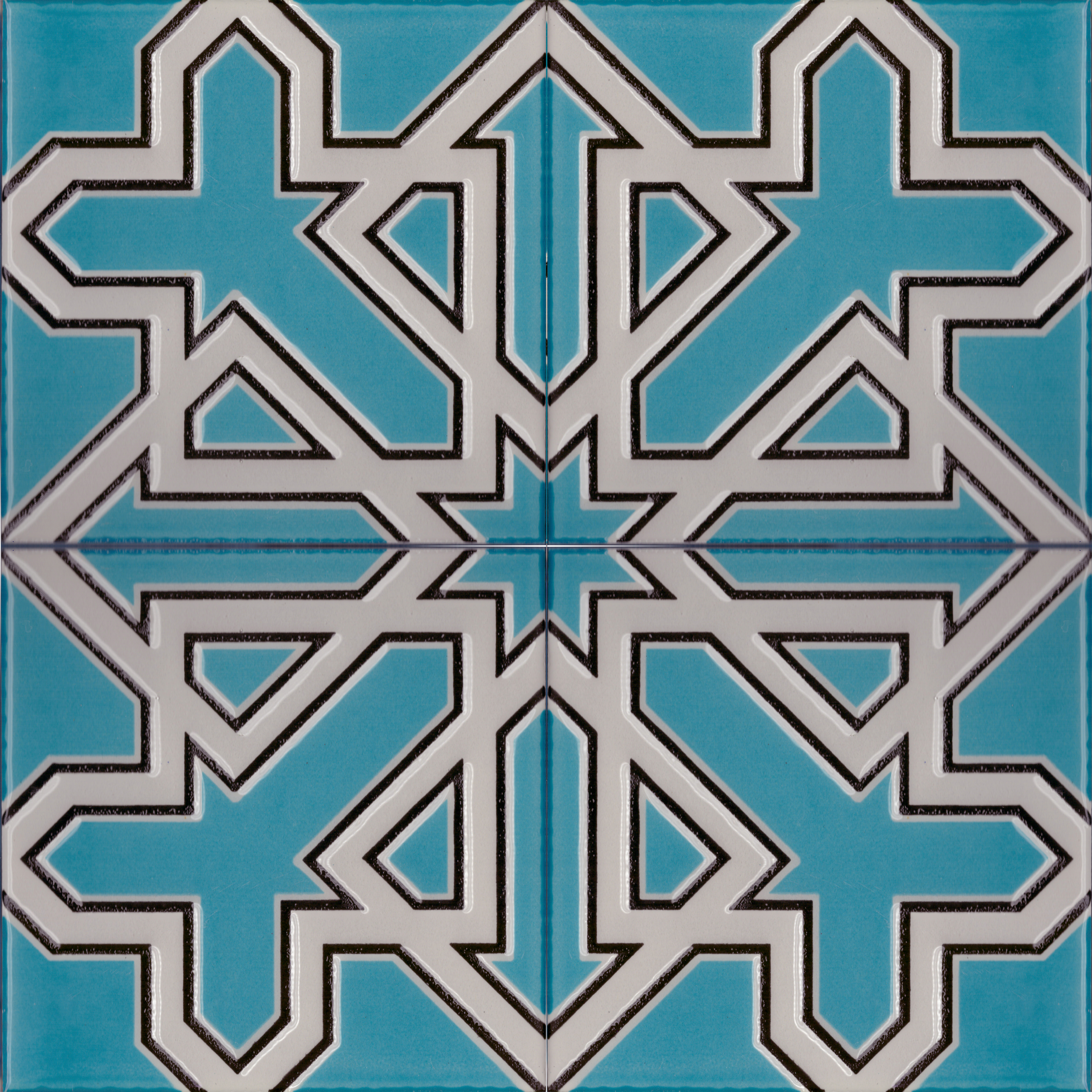 20x20 cm Çini Karo P-3